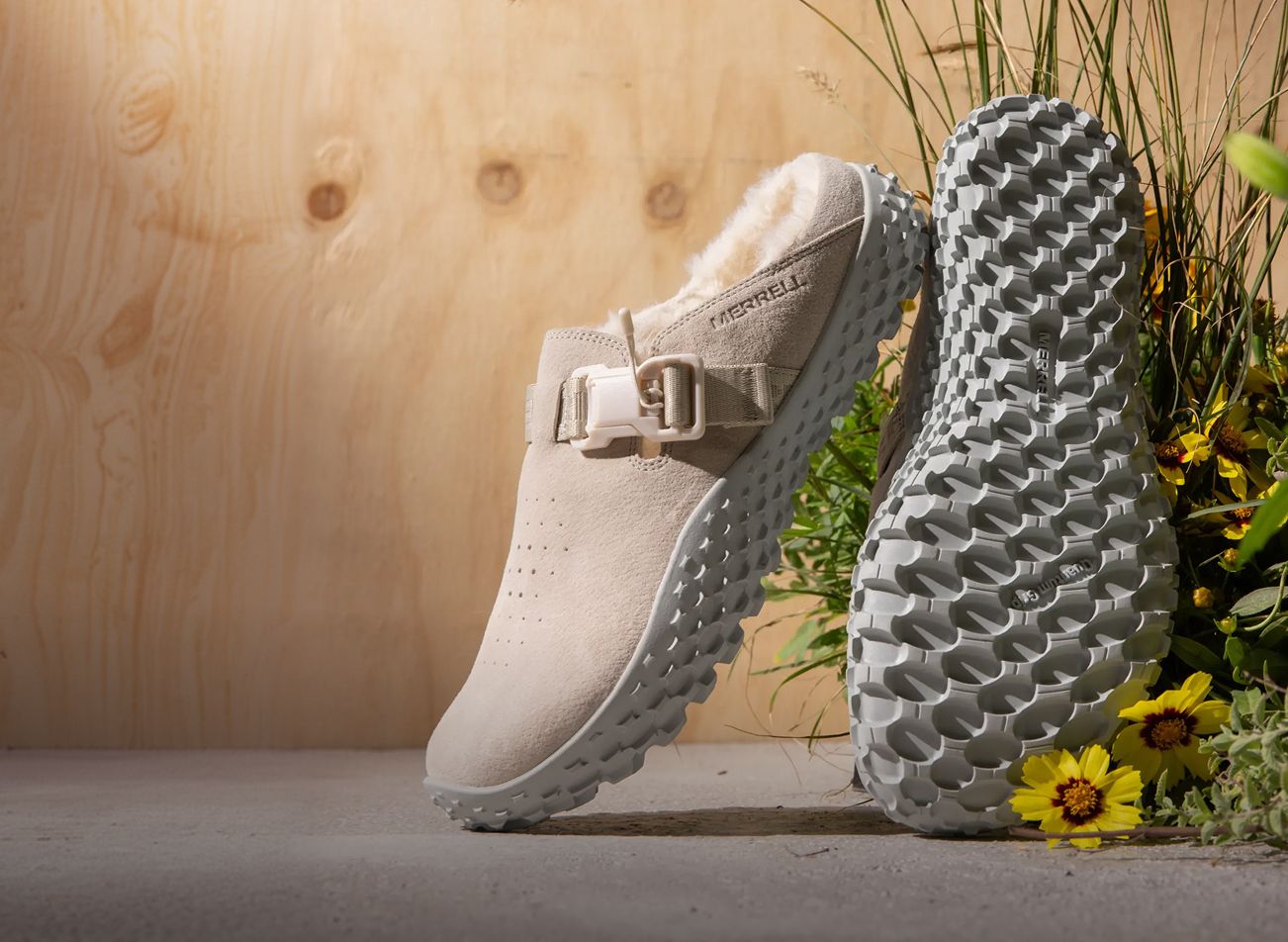 Person hiking in Merrell Everyday boots