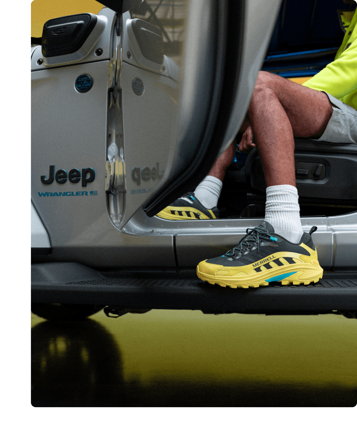 Close up of the new Jeep shoe.