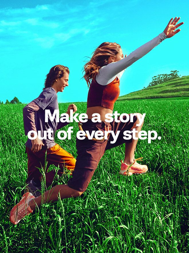 Make a story out of every step.