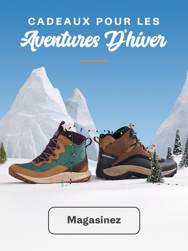Cadeaux pour les aventures d'hiver. Magasinez.