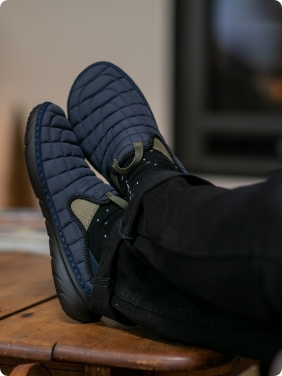 Cozy moccasins
