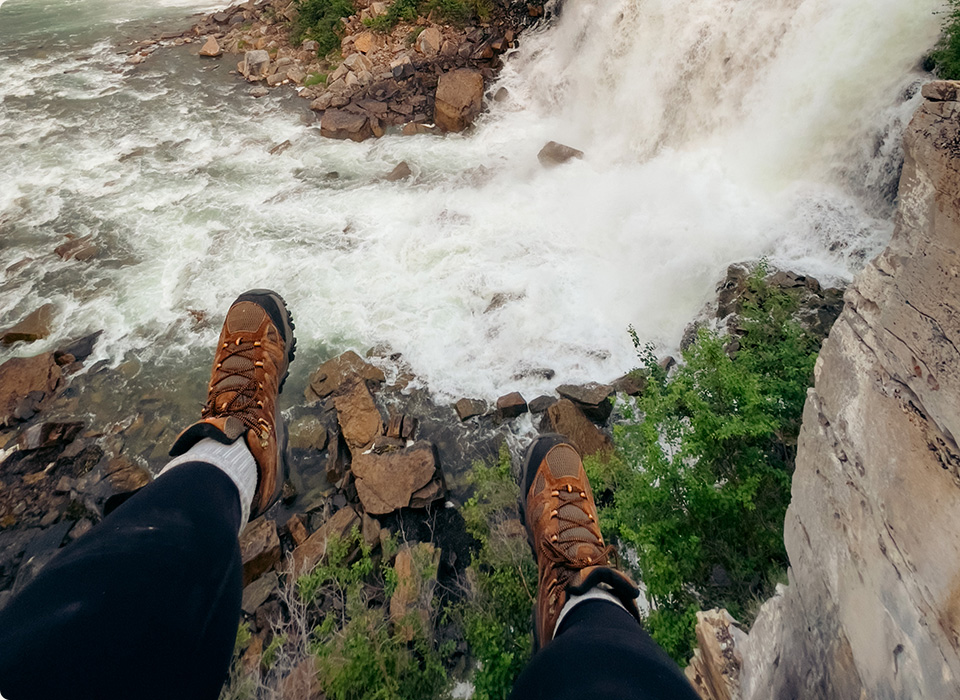 Rosewall Creek Falls Trail.