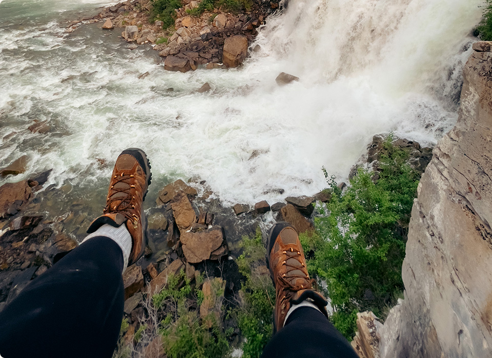 Rosewall Creek Falls Trail.