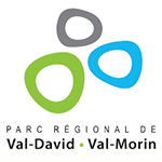 Val David Val Morin logo.