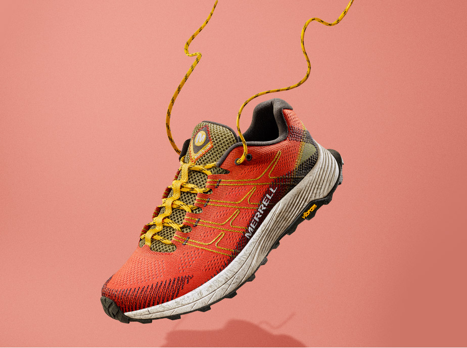 A Merrell Moab Flight shoe.