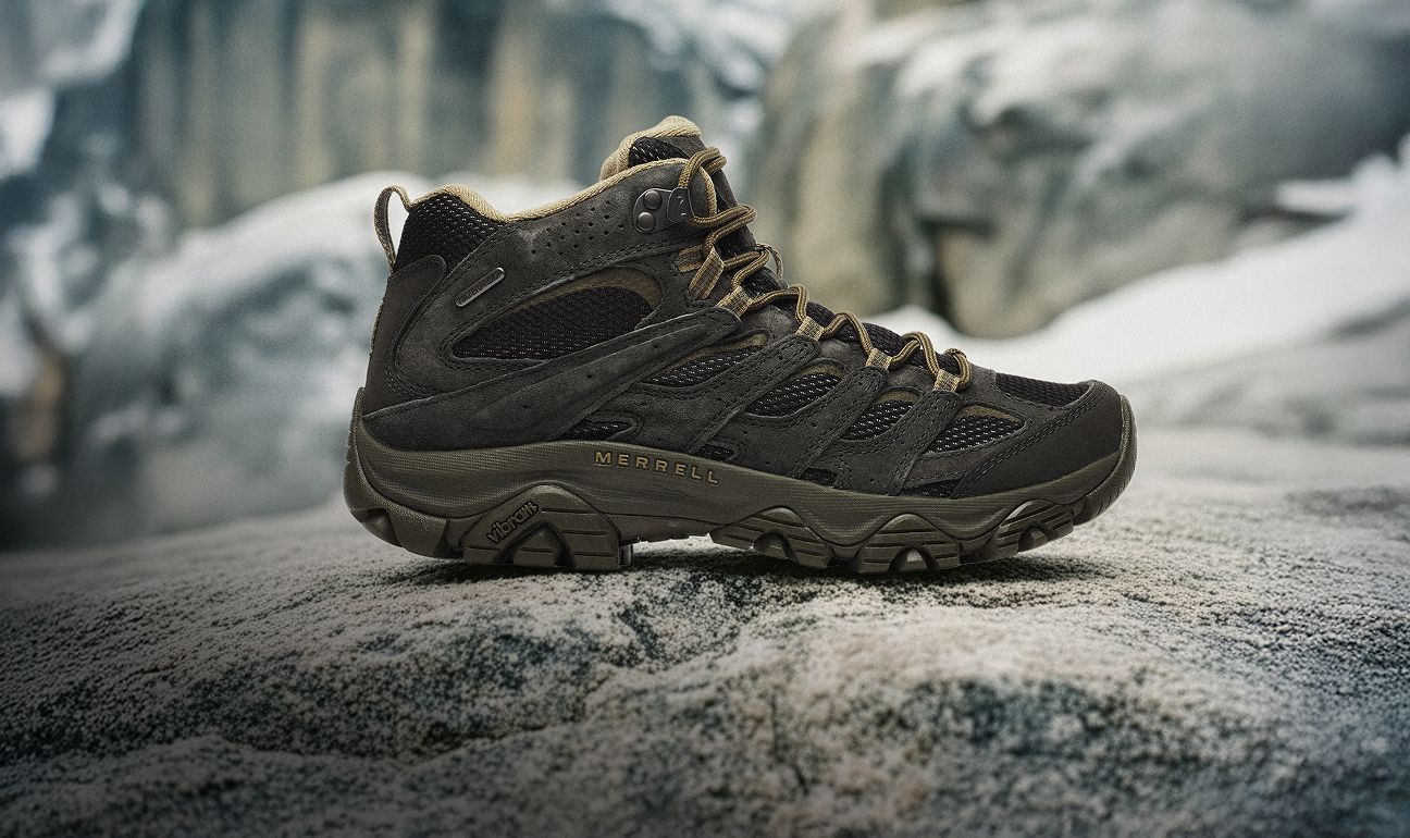 People outside wearing merrell footwear