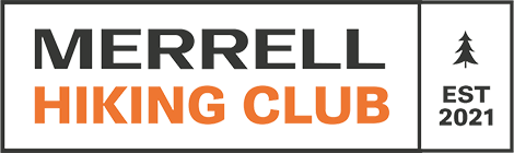 Merrell Hiking Club's logo.