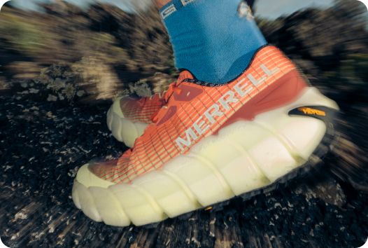 a person trail running