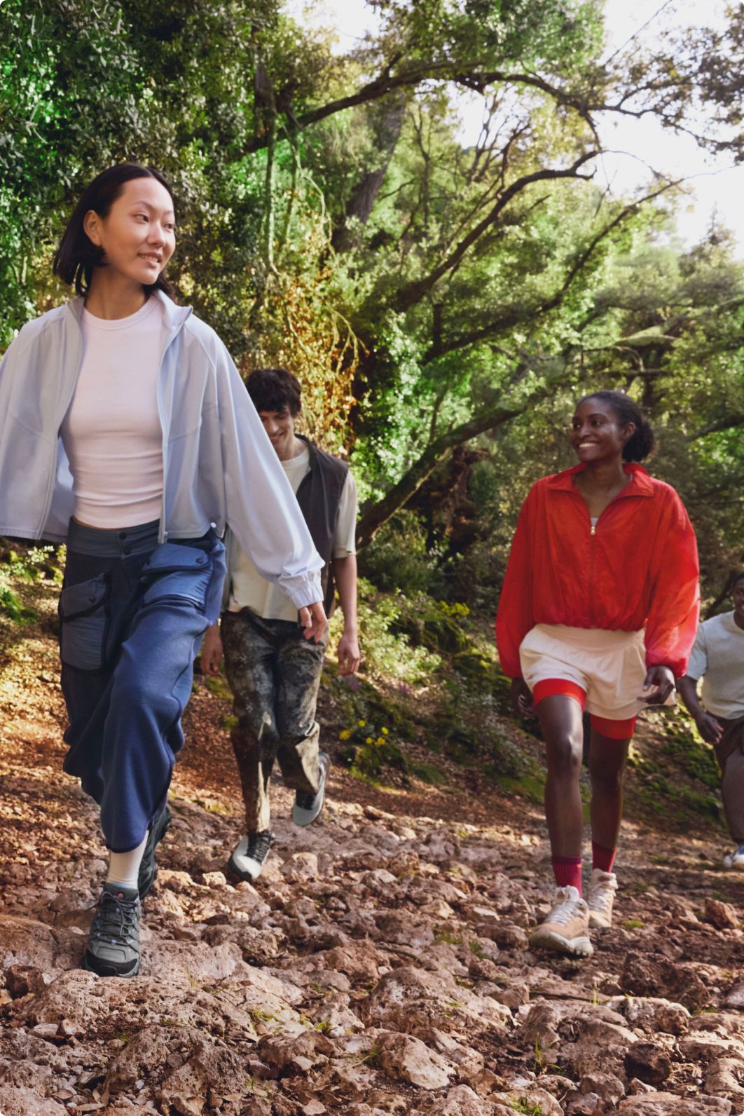 Closeup of Merrell hiking boots