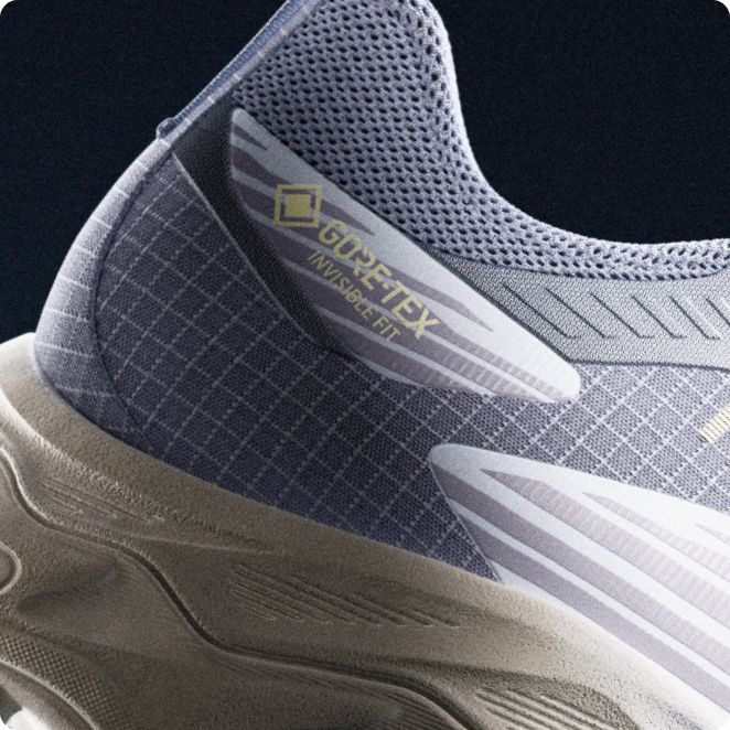 Closeup of Merrell Agility Peak 6 shoes