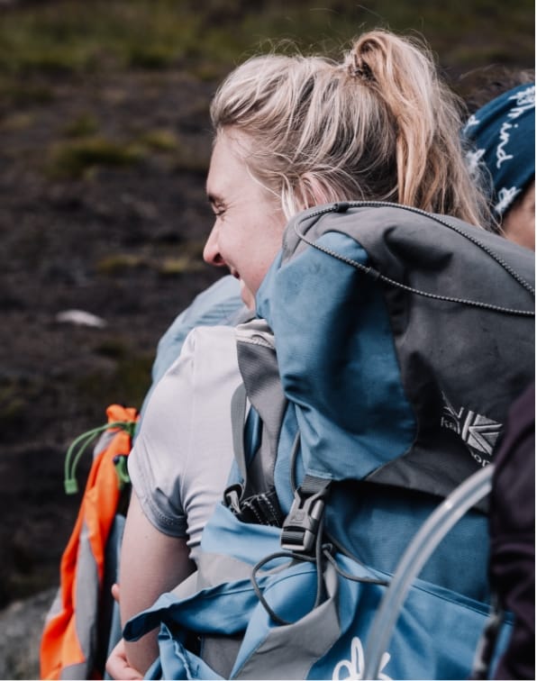 Girl hiker