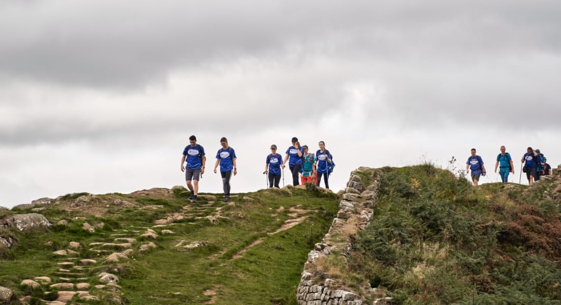 Group of hikers