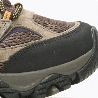 Protective rubber heel and toe cap.