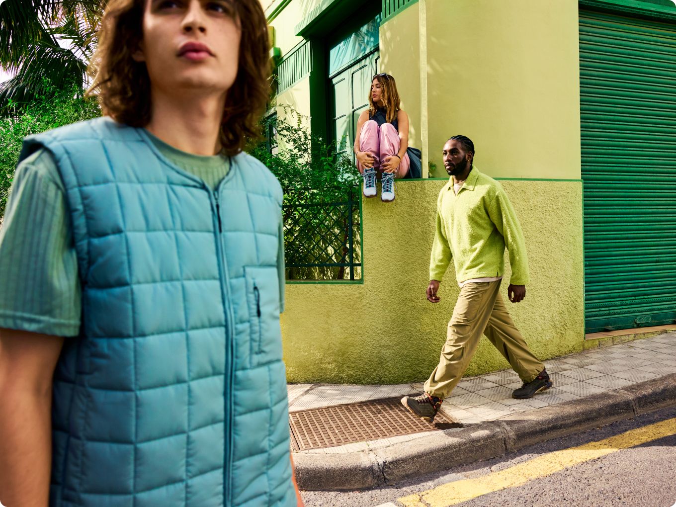 Street scene.