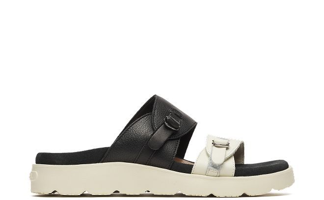 Fleur Leather Slide