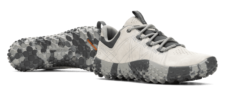 White and black wrapt shoe.