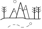 Drawing of Mountains