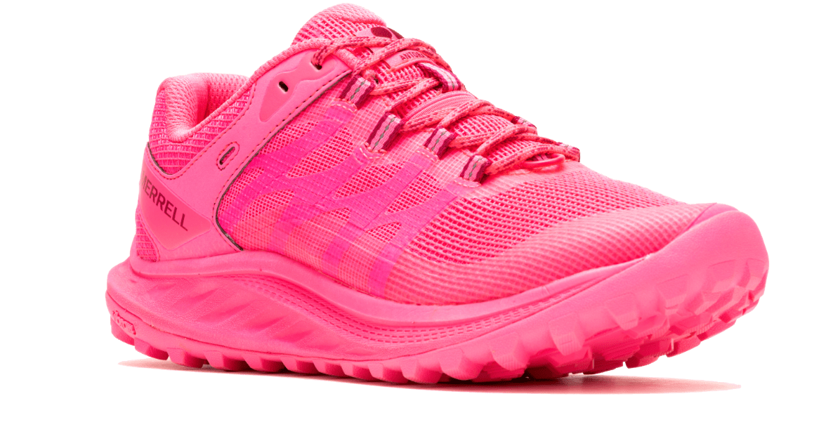 Pink Merrell x Sweaty Betty shoe.