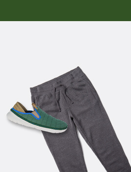 Pair of Joggers and Hut Mocs