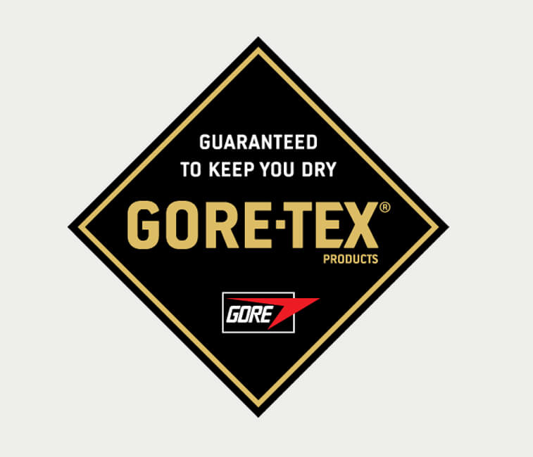 Guaranteed to keep you dry: GORE-TEX Products.