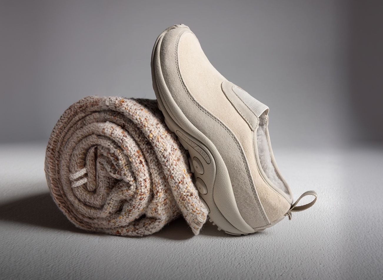 Person hiking in Merrell Everyday boots