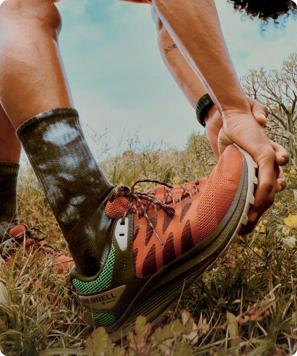 Trail running.