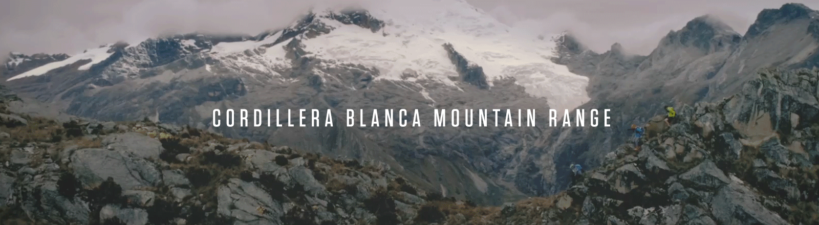 people running in the mountains