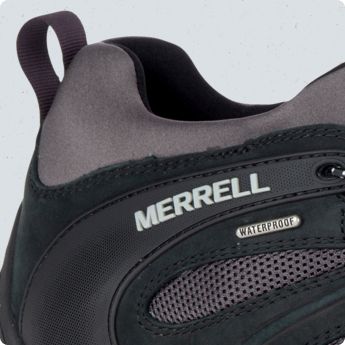 Close-up of a Merrell Trail Gloves.