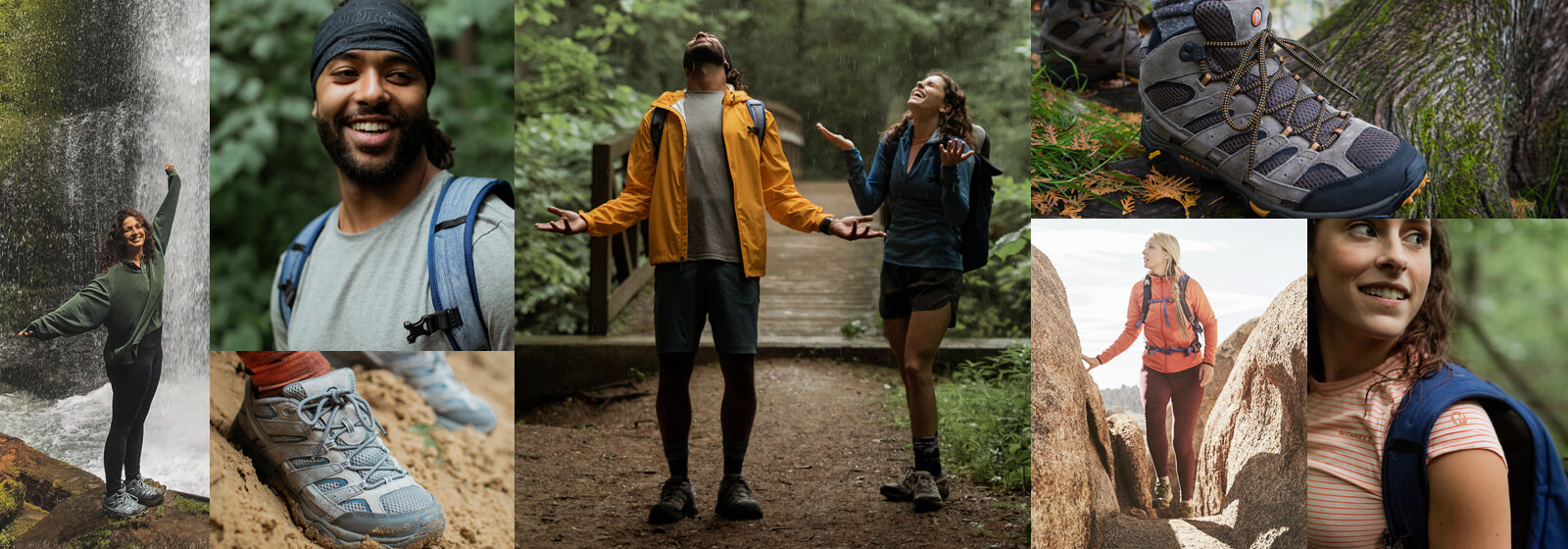 A collage of photos of the Merrell Altalight and Altalight Knit