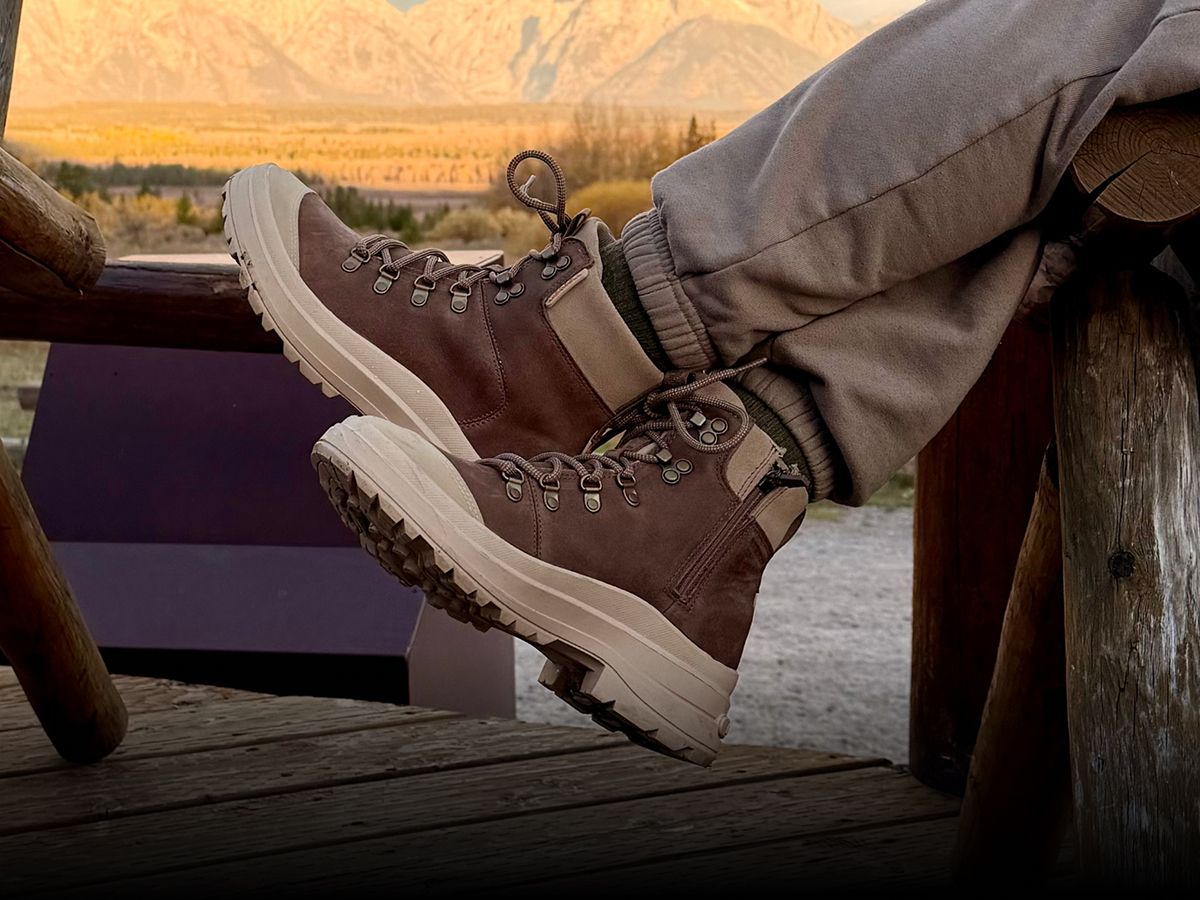 Person running on trails