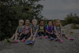 Kids posing for a picture.