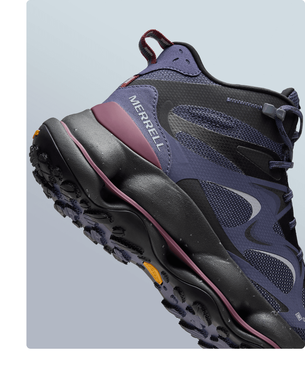 Close up of the new Speed Arc Matis Mid GORE-TEX®.