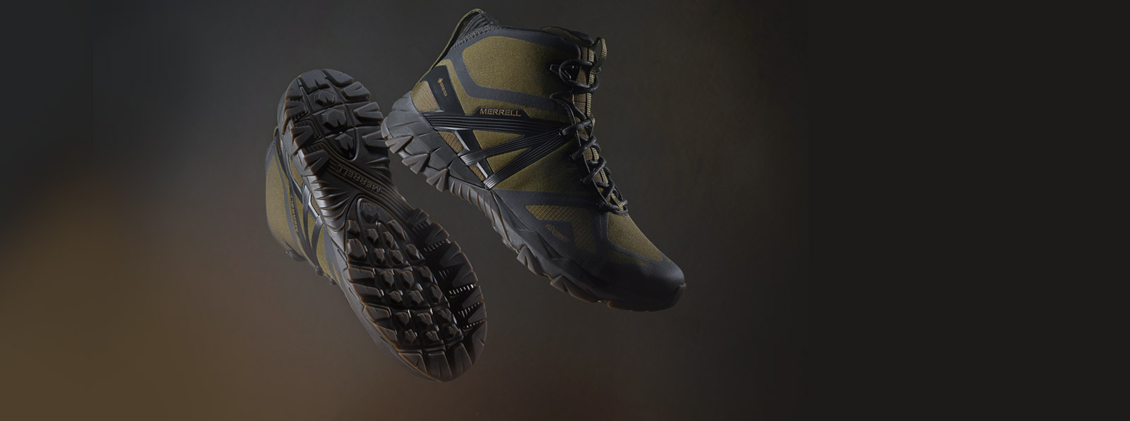 Enduring Meets Endurance - Intersecting the outdoor performance of Merrell with Filson’s trademark heritage.
RELIABLE TRACTION Merrell mountain-grade Quantum Grip™ rubber outsole
PROTECTIVE MATERIALS Waterproof ripstop and high abrasion woven mesh upper and a TPU toe cap for protection.
WATERPROOF GORE-TEX® waterproof membrane, bonded InvisibleFit construction for lightweight, breathable protection that fits and feels like an unprotected shoe.