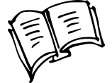 An open book icon.