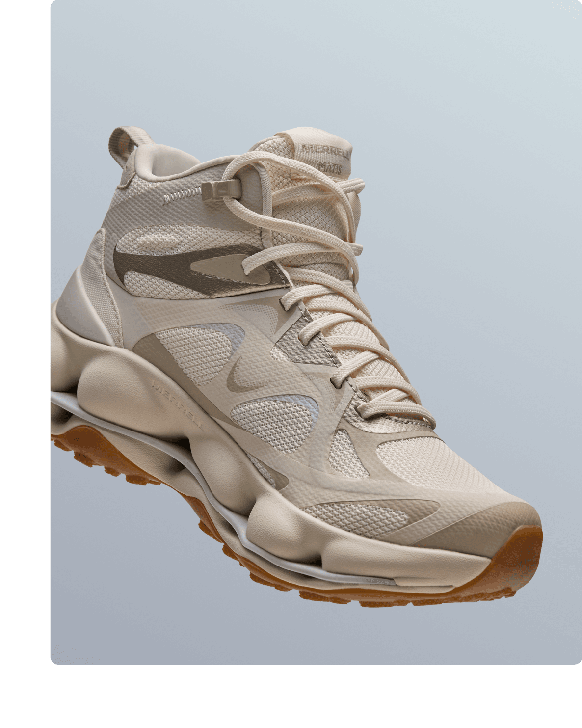 Close up of the new Speed Arc Matis Mid GORE-TEX®.