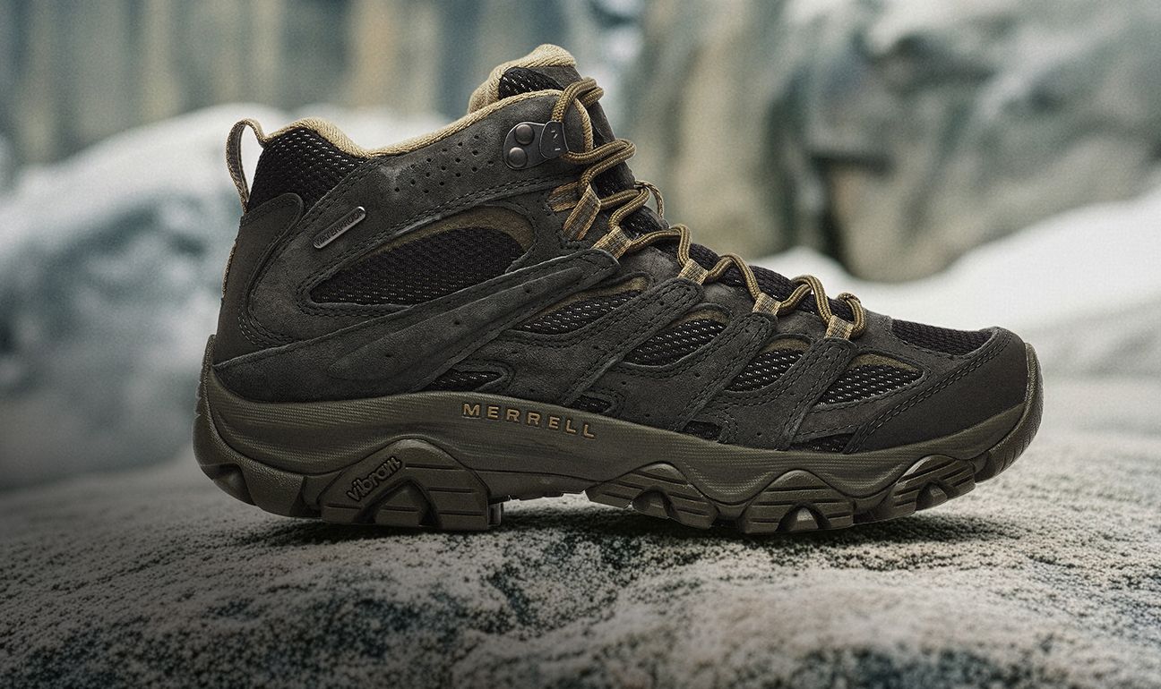 People outside wearing merrell footwear