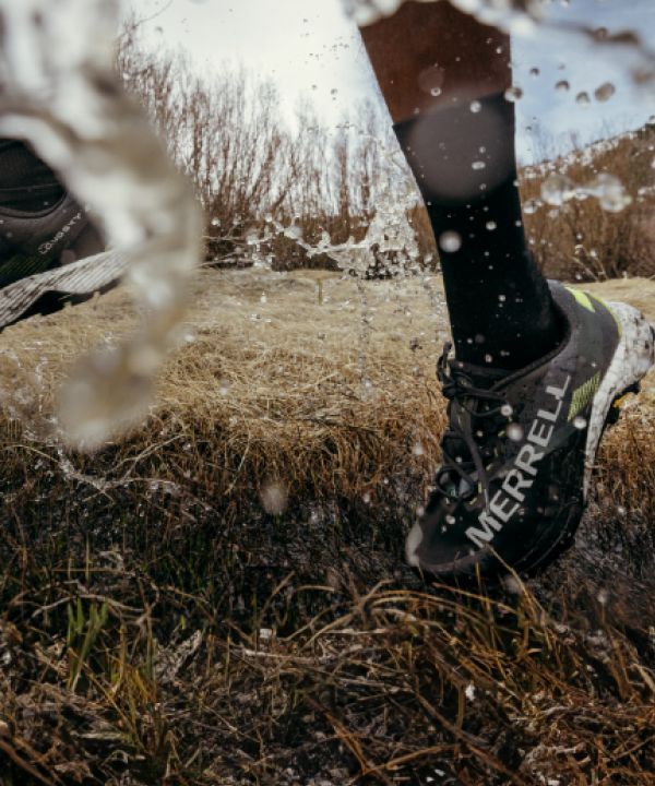 Trail running.
