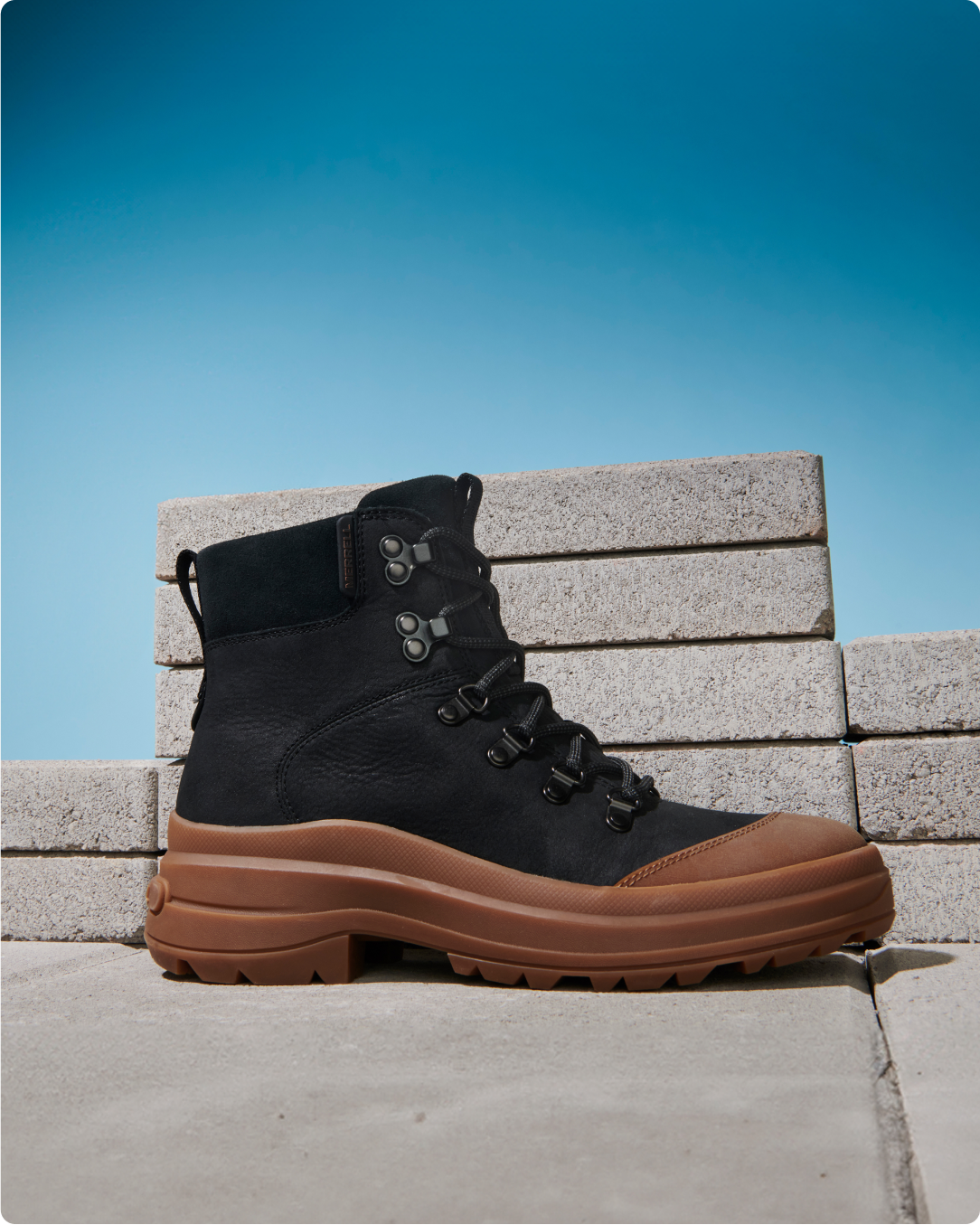 Close up of the new Harper Lace Up Waterproof.
