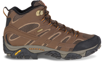 A Moab 2 Mid GORE-TEX featuring GORE-TEX technology.