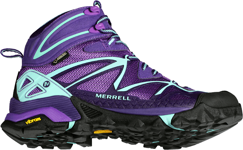 Purple merrell hiking boots clearance