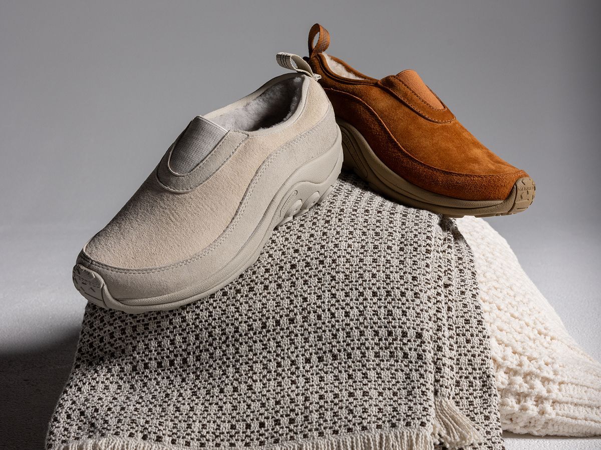 Person hiking in Merrell Everyday boots