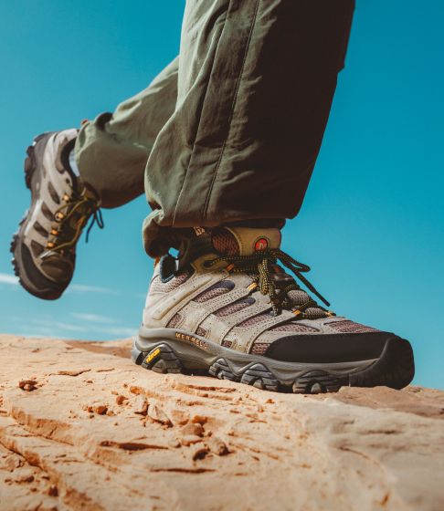 Runner's feet.