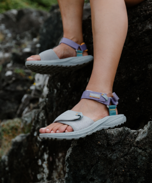 Sandals.