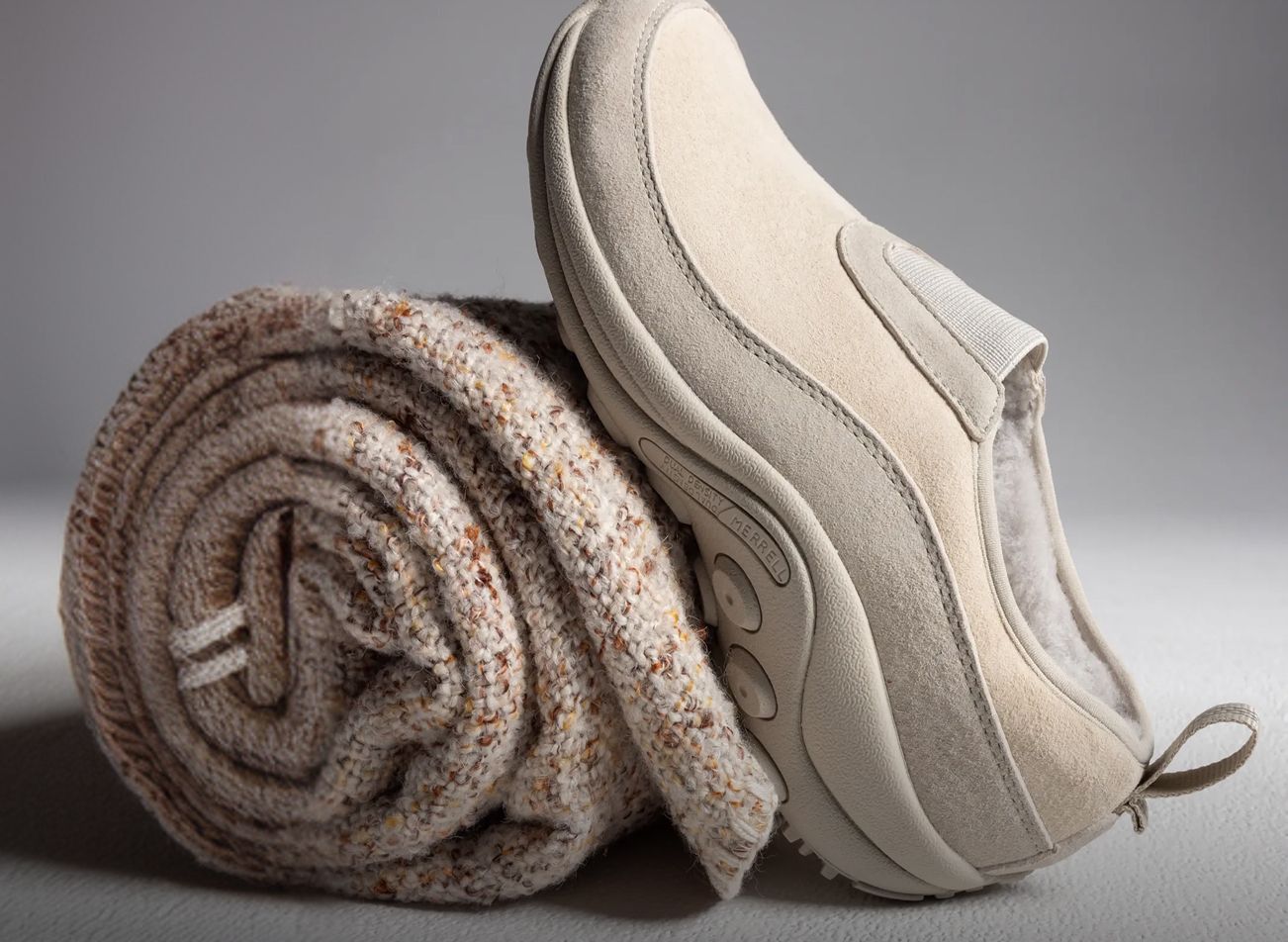 Closeup of a Merrell Everyday boot